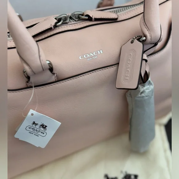 Coach Legacy Haley Blush Leather Satchel - Picture 2 of 7